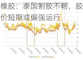 橡胶：泰国割胶不畅，胶价短期或偏强运行