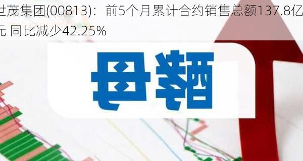 世茂集团(00813)：前5个月累计合约销售总额137.8亿元 同比减少42.25%