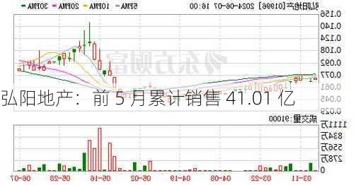 弘阳地产：前 5 月累计销售 41.01 亿