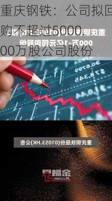 重庆钢铁：公司拟回购不超过5000.00万股公司股份