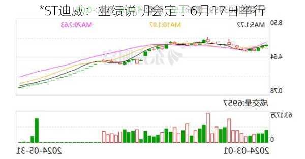 *ST迪威：业绩说明会定于6月17日举行