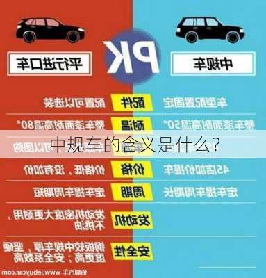 中规车的含义是什么？