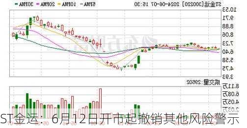 ST金运：6月12日开市起撤销其他风险警示