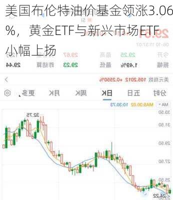 美国布伦特油价基金领涨3.06%，黄金ETF与新兴市场ETF小幅上扬