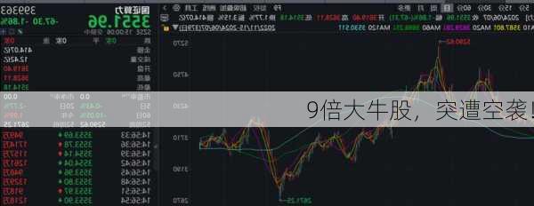 9倍大牛股，突遭空袭！