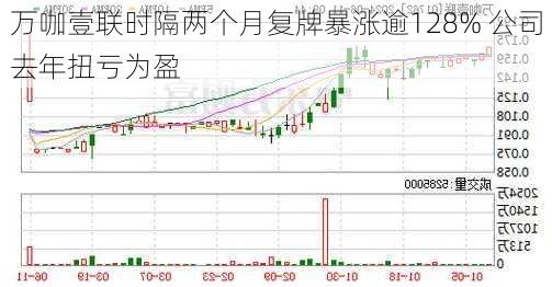 万咖壹联时隔两个月复牌暴涨逾128% 公司去年扭亏为盈