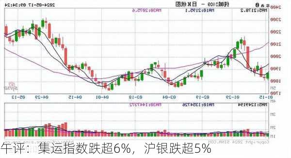 午评：集运指数跌超6%，沪银跌超5%