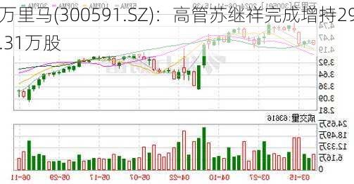 万里马(300591.SZ)：高管苏继祥完成增持29.31万股