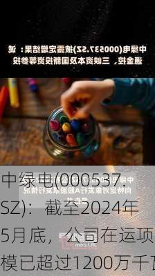 中绿电(000537.SZ)：截至2024年5月底，公司在运项目规模已超过1200万千瓦