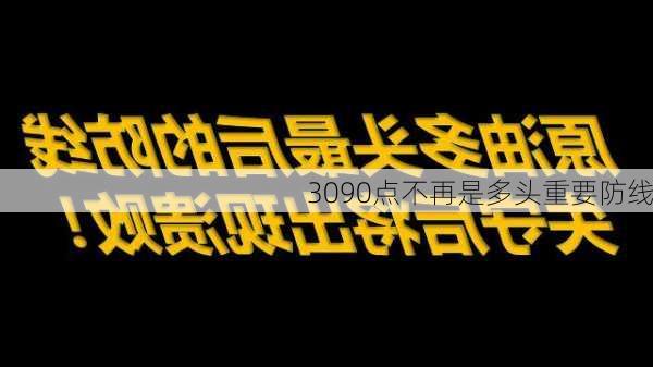 3090点不再是多头重要防线