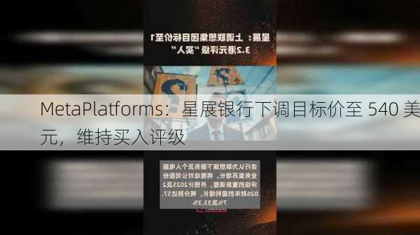 MetaPlatforms：星展银行下调目标价至 540 美元，维持买入评级