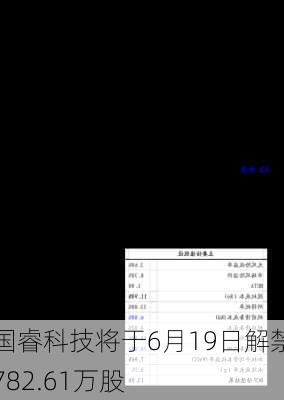 国睿科技将于6月19日解禁782.61万股