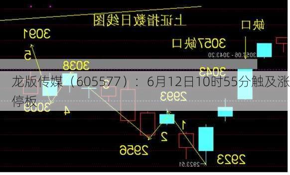 龙版传媒（605577）：6月12日10时55分触及涨停板