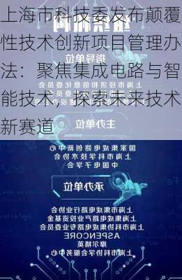 上海市科技委发布颠覆性技术创新项目管理办法：聚焦集成电路与智能技术，探索未来技术新赛道