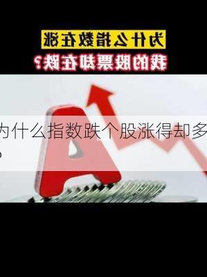 为什么指数跌个股涨得却多？