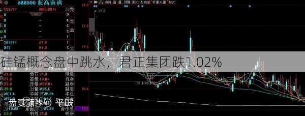 硅锰概念盘中跳水，君正集团跌1.02%