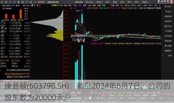 康普顿(603798.SH)：截至2024年6月7日，公司的股东数为20000余户