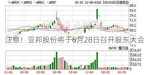 注意！亚邦股份将于6月28日召开股东大会