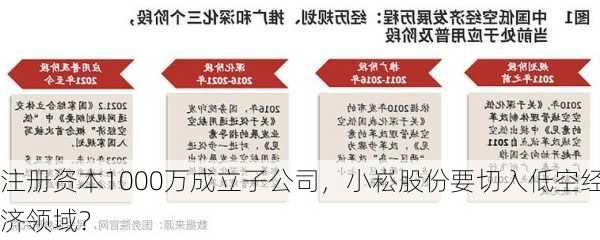 注册资本1000万成立子公司，小崧股份要切入低空经济领域？