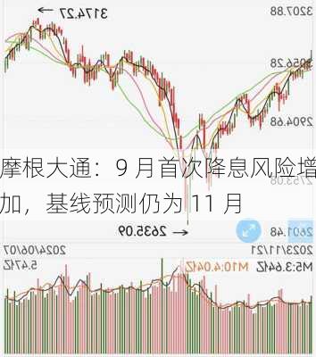 摩根大通：9 月首次降息风险增加，基线预测仍为 11 月