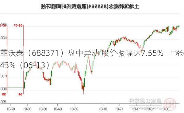 菲沃泰（688371）盘中异动 股价振幅达7.55%  上涨6.43%（06-13）