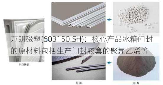 万朗磁塑(603150.SH)：核心产品冰箱门封的原材料包括生产门封胶套的聚氯乙烯等