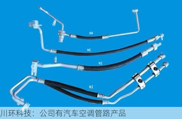 川环科技：公司有汽车空调管路产品