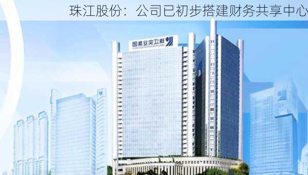 珠江股份：公司已初步搭建财务共享中心