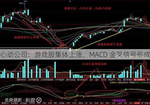 心动公司：游戏股集体上涨，MACD 金叉信号形成