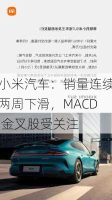 小米汽车：销量连续两周下滑，MACD 金叉股受关注