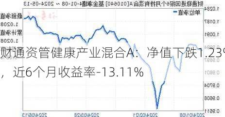 财通资管健康产业混合A：净值下跌1.23%，近6个月收益率-13.11%