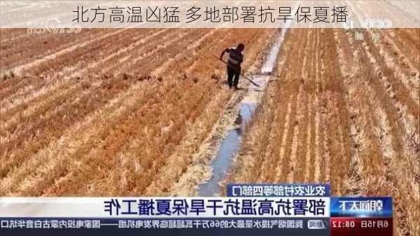 北方高温凶猛 多地部署抗旱保夏播