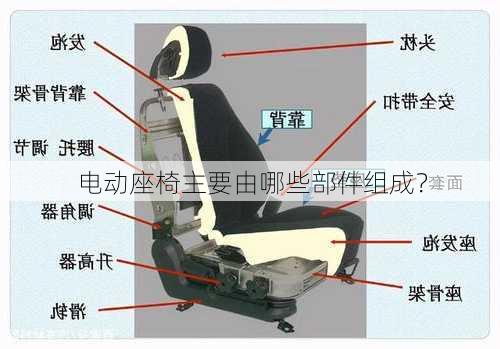 电动座椅主要由哪些部件组成？