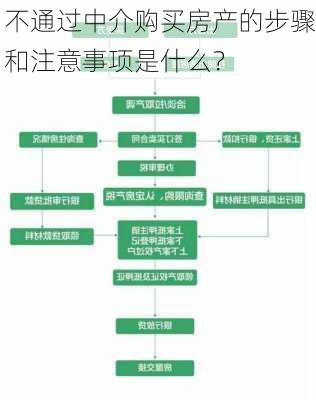 不通过中介购买房产的步骤和注意事项是什么？