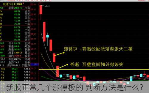 新股正常几个涨停板的 判断方法是什么？