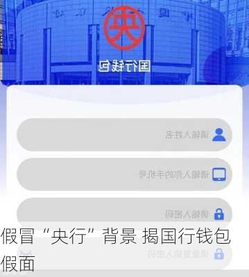 假冒“央行”背景 揭国行钱包假面