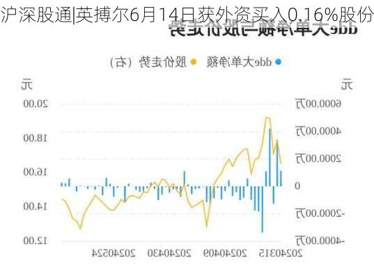 沪深股通|英搏尔6月14日获外资买入0.16%股份