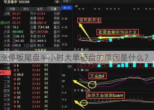 涨停板尾盘半小时大单砸盘的原因是什么？