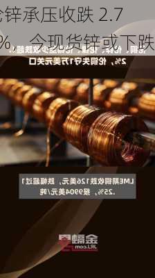 伦锌承压收跌 2.79%，今现货锌或下跌