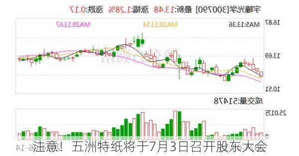 注意！五洲特纸将于7月3日召开股东大会