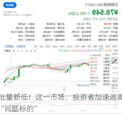 批量新低！这一市场，投资者加速逃离“问题标的”