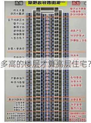 多高的楼层才算高层住宅？