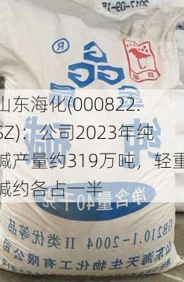 山东海化(000822.SZ)：公司2023年纯碱产量约319万吨，轻重碱约各占一半