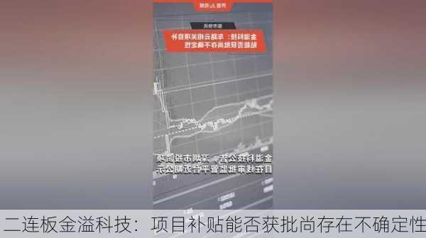 二连板金溢科技：项目补贴能否获批尚存在不确定性