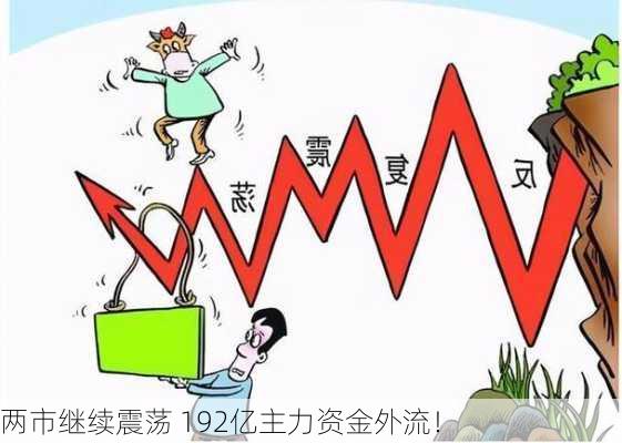 两市继续震荡 192亿主力资金外流！