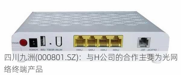 四川九洲(000801.SZ)：与H公司的合作主要为光网络终端产品