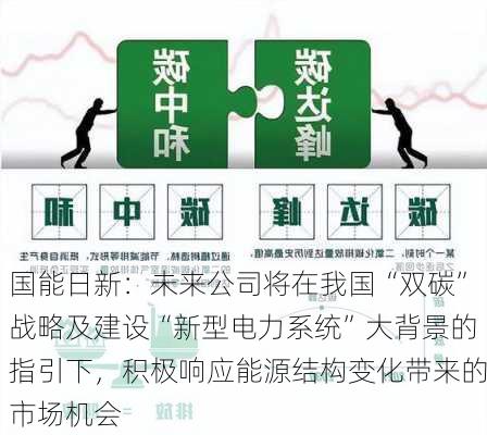 国能日新：未来公司将在我国“双碳”战略及建设“新型电力系统”大背景的指引下，积极响应能源结构变化带来的市场机会