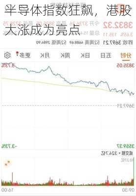 半导体指数狂飙，港股大涨成为亮点