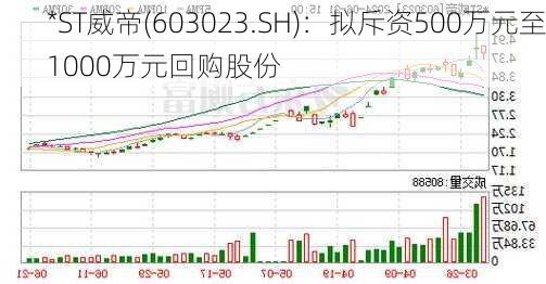 *ST威帝(603023.SH)：拟斥资500万元至1000万元回购股份