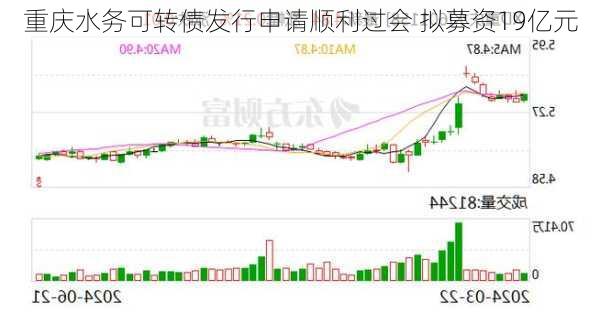 重庆水务可转债发行申请顺利过会 拟募资19亿元